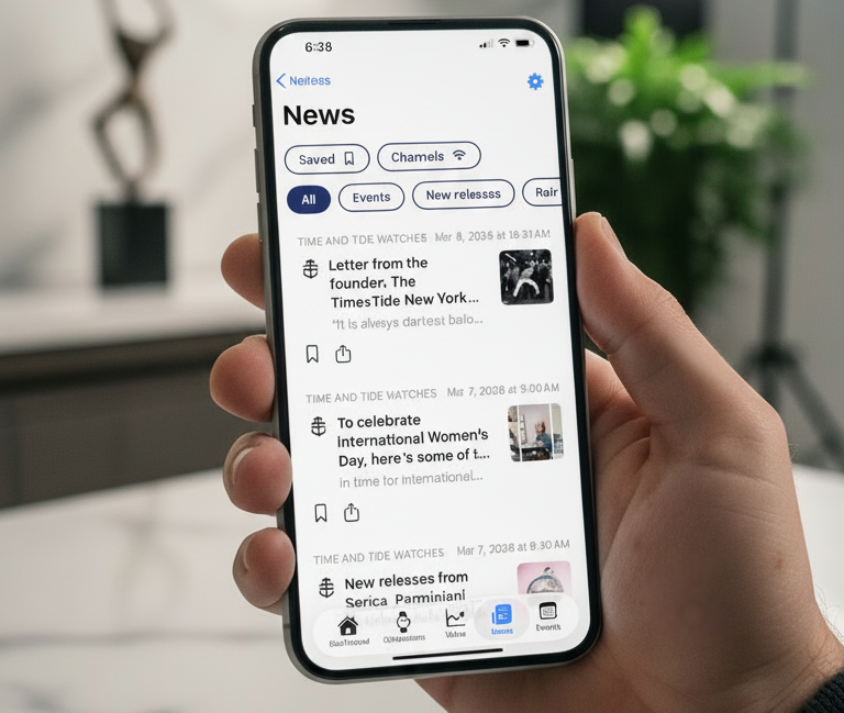 SYYNCH News on mobile phone