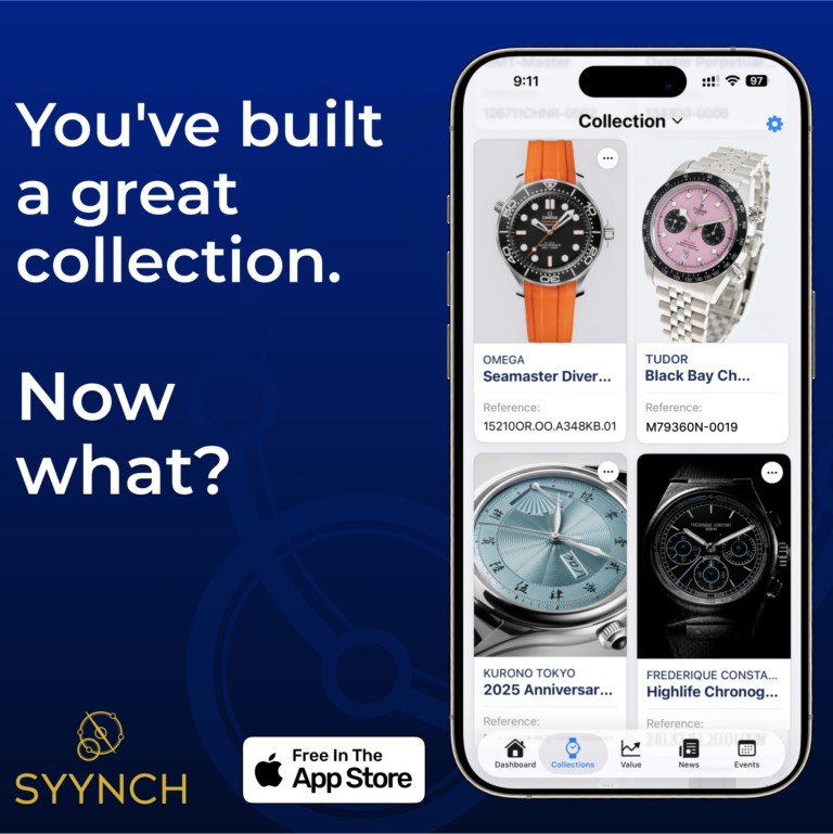 SYYNCH App for Watch Collectors