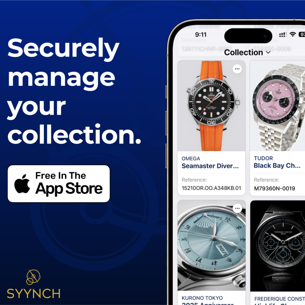 SYYNCH App for Watch Collectors