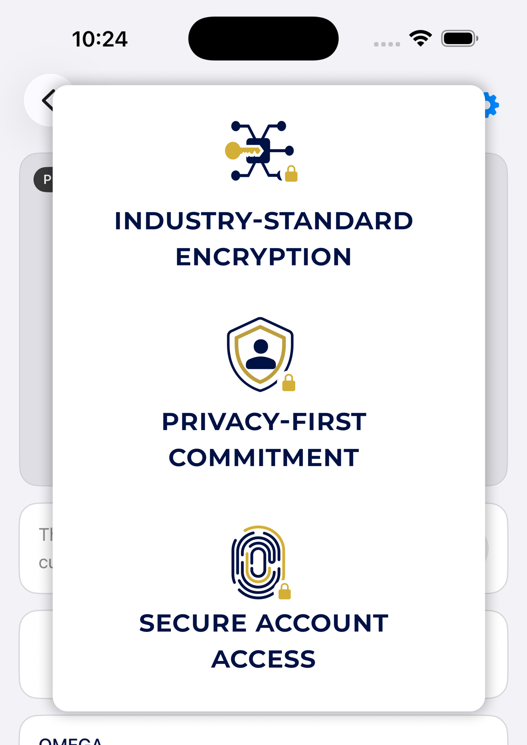 SYYNCH App security features